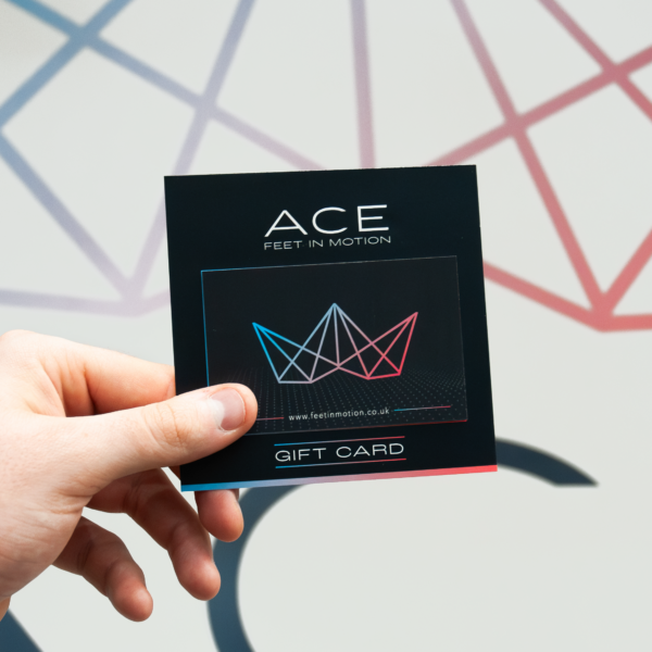 ACE Feet in Motion Gift Cards Available in-store